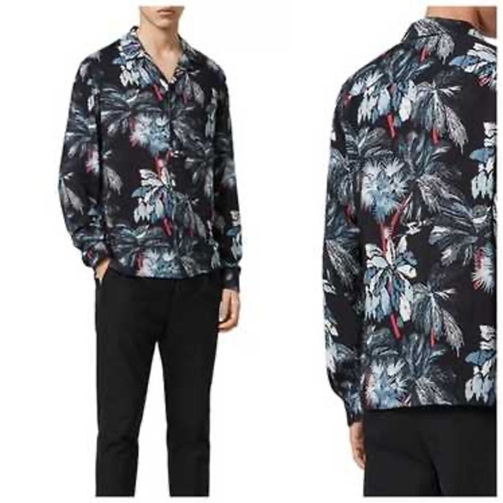 AllSaints Monteverde Long Sleeve Shirt - Size XL